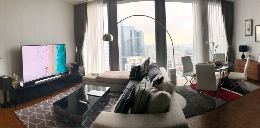 Кондоминиум с 2 спальнями в Сатхоне, Бангкок, Таиланд № 143861