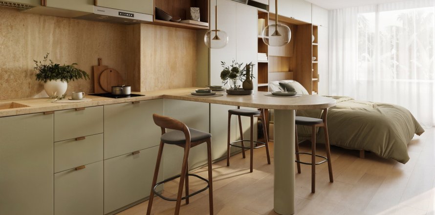 Condo à Phuket, Thaïlande, 2 chambres à The Momentum Phuket Phase 2  № 167072