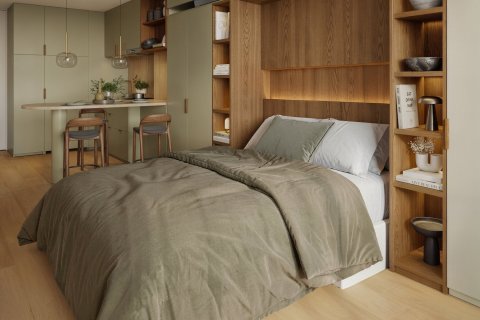 Condo à Phuket, Thaïlande, 2 chambres à The Momentum Phuket Phase 2  № 167071