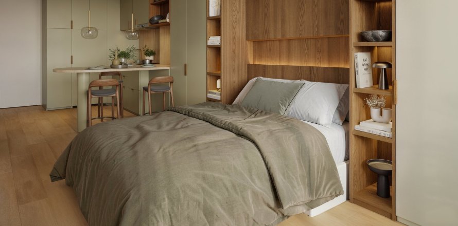 Condo à Phuket, Thaïlande, 2 chambres à The Momentum Phuket Phase 2  № 167071