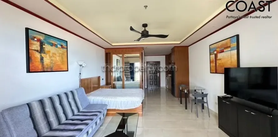 Estudio en el condominio en Jomtien Beach, Pattaya, Tailandia № 212819