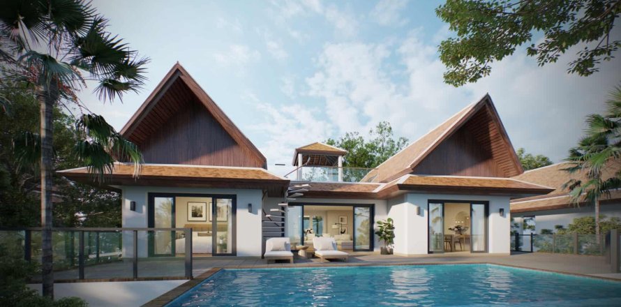 Villa à Bang Tao, Thaïlande 4 chambres № 166312