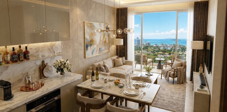 Wohnung in Pattaya, Thailand 2 Zimmer № 233320
