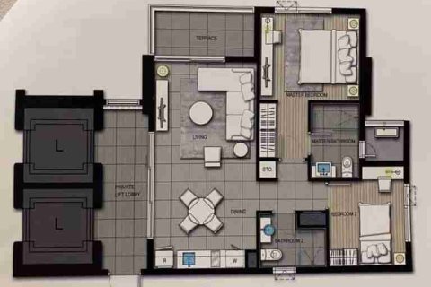 Condo in Thonburi, Bangkok, Thailand, 2 bedrooms № 183514 - photo 10