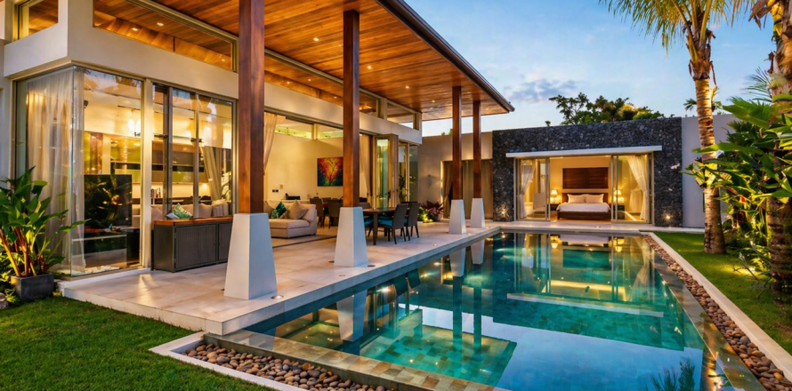 Пентхаус в Пхукете, Таиланд с 5 комнатами  № 150803