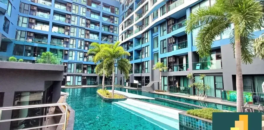 Estudio en el condominio en Jomtien Beach, Pattaya, Tailandia № 211296