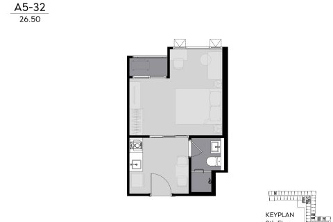 Condo à Bangkok, Thaïlande, 1 chambre  № 166828 - photo 13