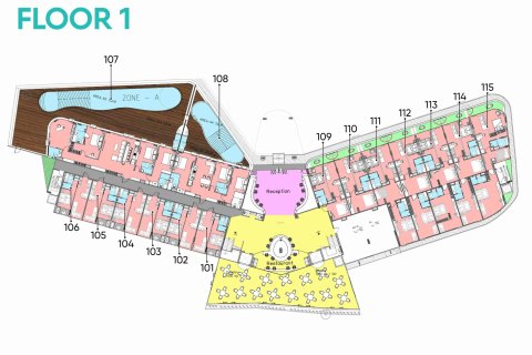 Пентхаус в Банг Тао, Таиланд с 3 спальнями  № 166831 - фото 18