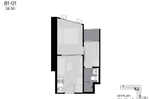 Condo à Bangkok, Thaïlande, 1 chambre  № 166827 - photo 14