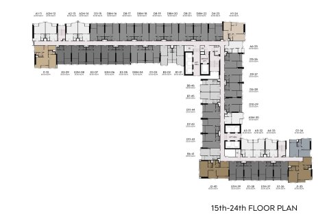 Condo à Bangkok, Thaïlande, 1 chambre  № 166827 - photo 17