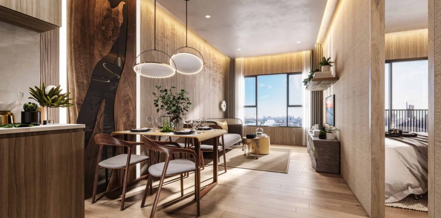 Кондоминиум с 1 спальней в Бангкоке, Таиланд № 166826