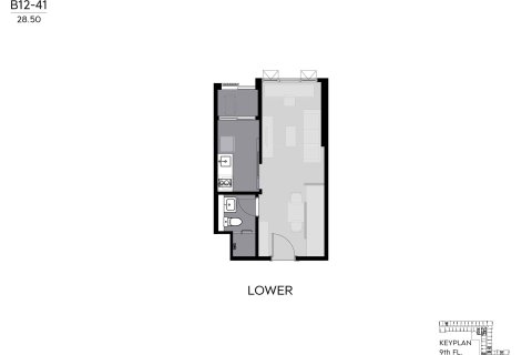 Кондоминиум с 1 спальней в Бангкоке, Таиланд № 166826 - фото 3