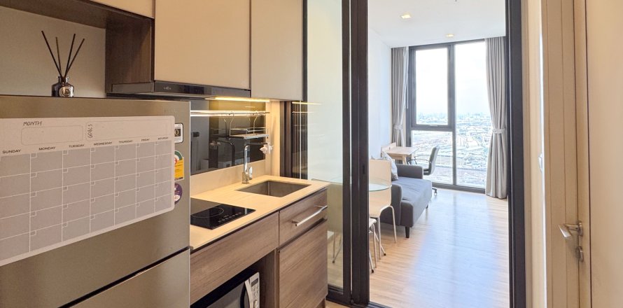 Studio dans le Condo à Phaya Thai, Bangkok, Thaïlande  № 147546