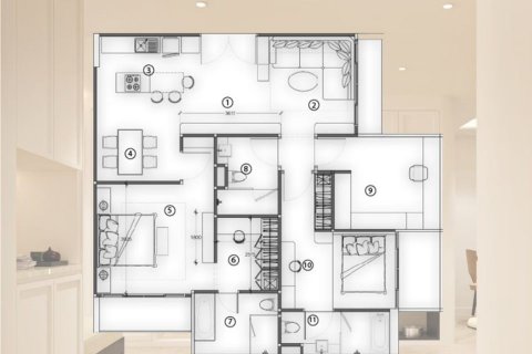 Condo in Bangkok, Thailand, 3 bedrooms  № 142972 - photo 14