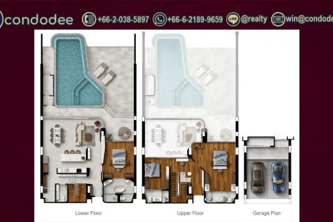 Condo à Bangkok, Thaïlande, 3 chambres № 202296 - photo 11