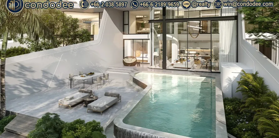 Condo à Bangkok, Thaïlande, 3 chambres № 202296