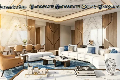 Кондоминиум с 3 спальнями в Бангкоке, Таиланд № 202297