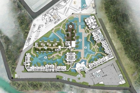 Кондоминиум с 2 спальнями в Хуа Хине, Таиланд № 158929 - фото 20