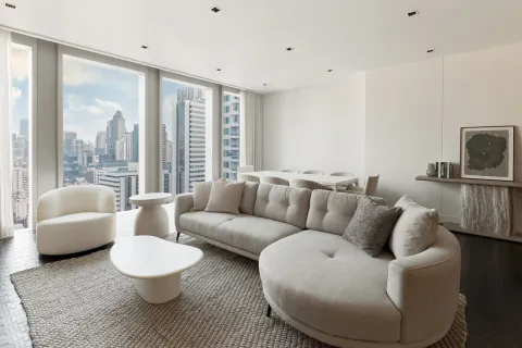 Condo à Bang Rak, Bangkok, Thaïlande, 3 chambres  № 164216 - photo 4