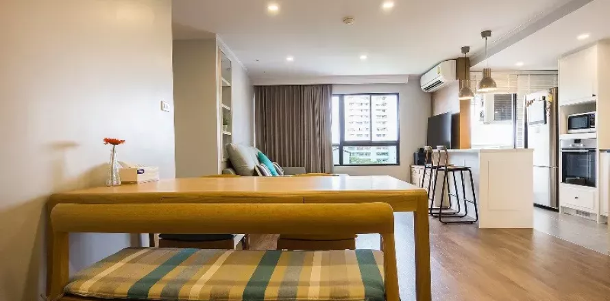 Condo à Khlong Toei, Bangkok, Thaïlande, 2 chambres  № 140852