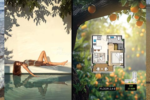 Condo à Bang Lamung, Thaïlande, 1 chambre № 205192 - photo 10