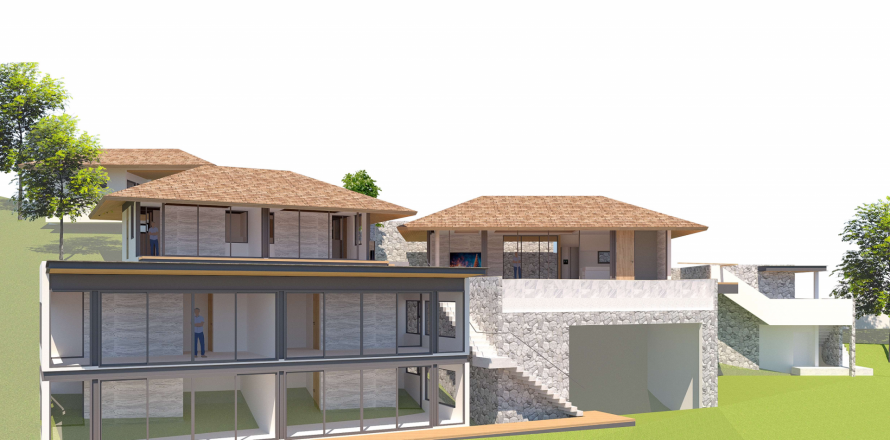 Вилла в Самуи, Таиланд с 5 спальнями  № 136066