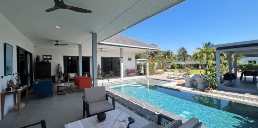 Вилла в Хуа Хине, Таиланд с 3 спальнями  № 155453