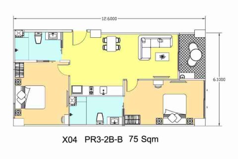 Condo in Pattaya, Thailand, 2 bedrooms № 184173 - photo 6