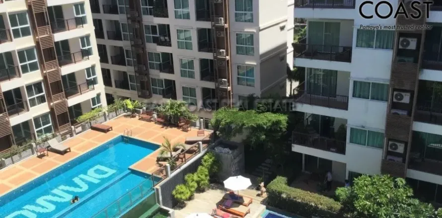 Estudio en el condominio en Pattaya, Tailandia № 212230