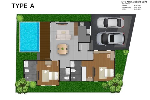 Villa in Phuket, Thailand 2 bedrooms № 165056 - photo 8