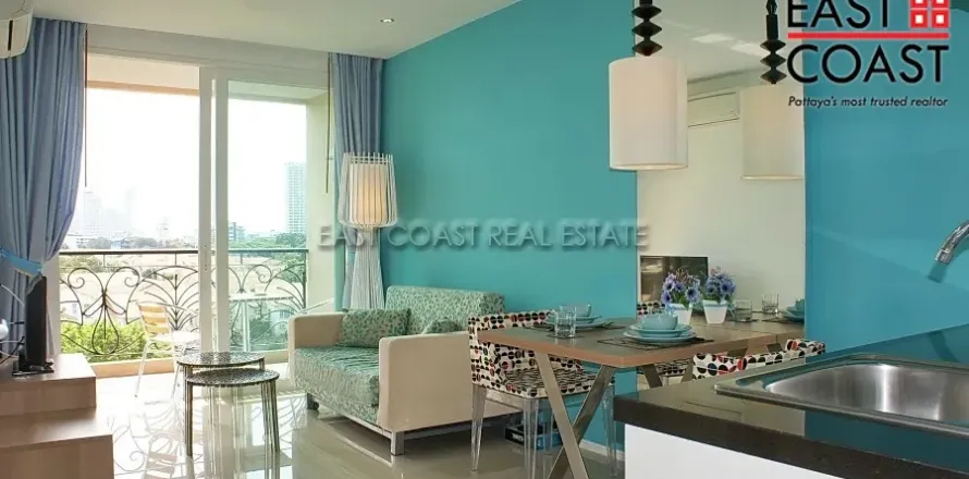 Condominio de 1 dormitorio en Jomtien Beach, Pattaya, Tailandia № 212722