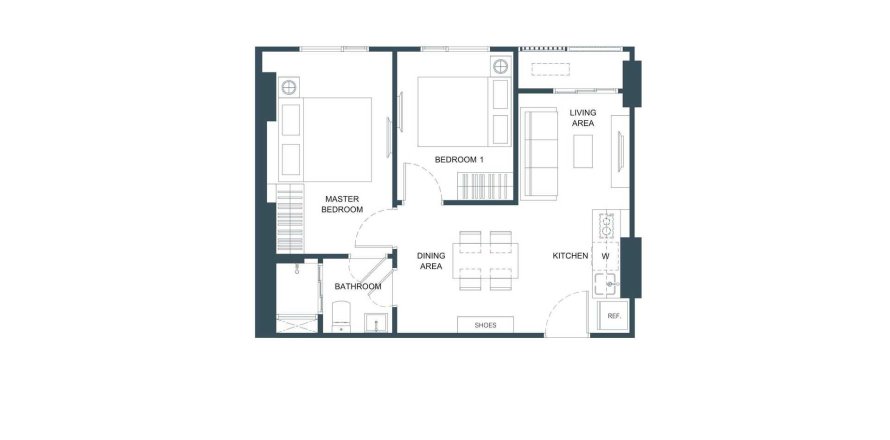 Off-plan Flo by Sansiri in Bangkok, Thailand № 169701 - photo 1