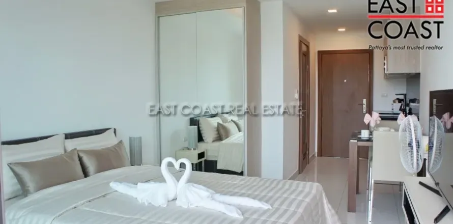 Estudio en el condominio en Jomtien Beach, Pattaya, Tailandia № 212828