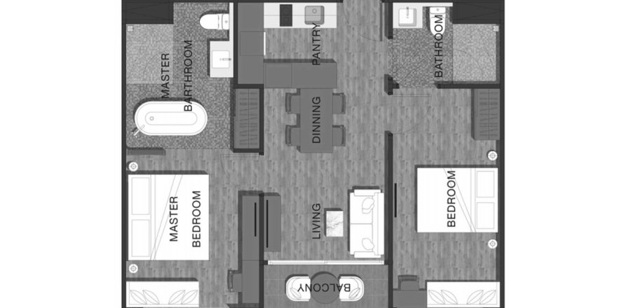 Hors-plan Proud Residence by Wyndham à Phuket, Thaïlande № 36916 - photo 1