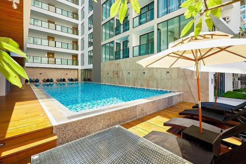 Condo à Pattaya, Thaïlande, 2 chambres  № 157444