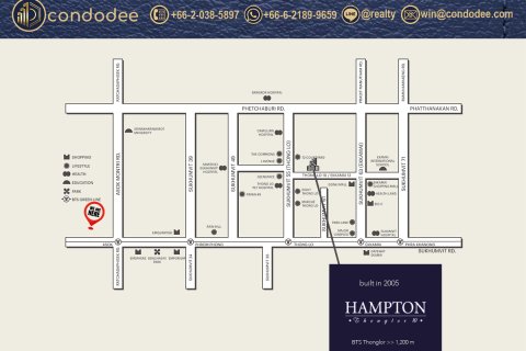 Eigentumswohnung in Watthana, Bangkok, Thailand, 2 Schlafzimmer № 201257 - Foto 11