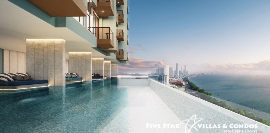 Eigentumswohnung auf Jomtien Beach, Pattaya, Thailand, 2 Schlafzimmer № 222913