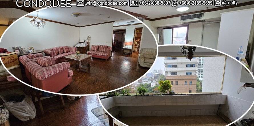 Condo à Watthana, Bangkok, Thaïlande, 3 chambres № 201063