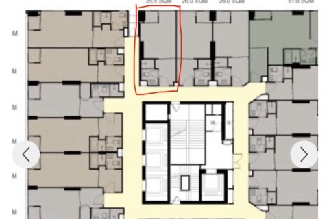 Студия в кондо в Ваттхане, Бангкок, Таиланд № 173598 - фото 3