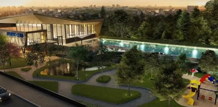 Studio dans le Condo à Pathum Thani, Thaïlande  № 154485