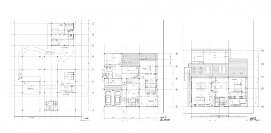 Планировка Виллы «5BR-45» 5 спален в ЖК Grand Blue Villas