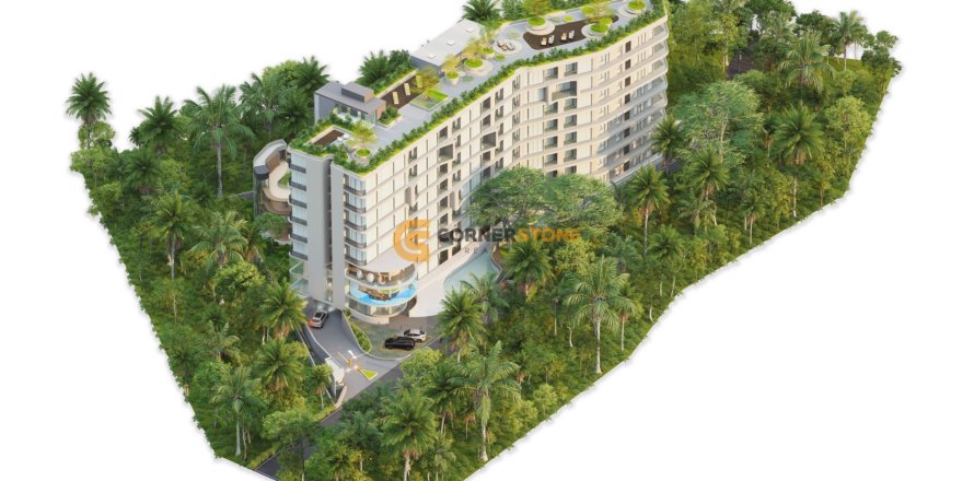 Studio dans le Condo à Pattaya, Thaïlande  № 176553