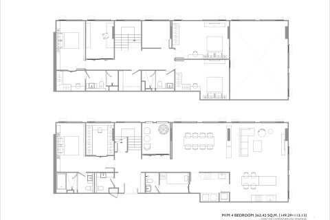 Кондоминиум с 4 спальнями в Бангкоке, Таиланд № 170238 - фото 8