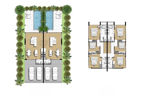 Вилла в Патонге, Таиланд с 3 спальнями  № 170237 - фото 24