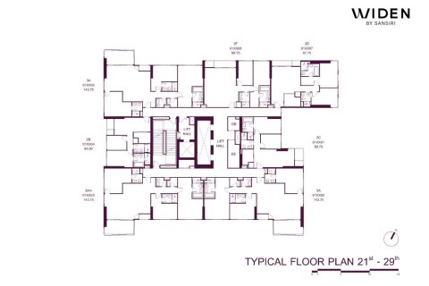 Кондоминиум с 1 спальней в Бангкоке, Таиланд № 170235 - фото 15