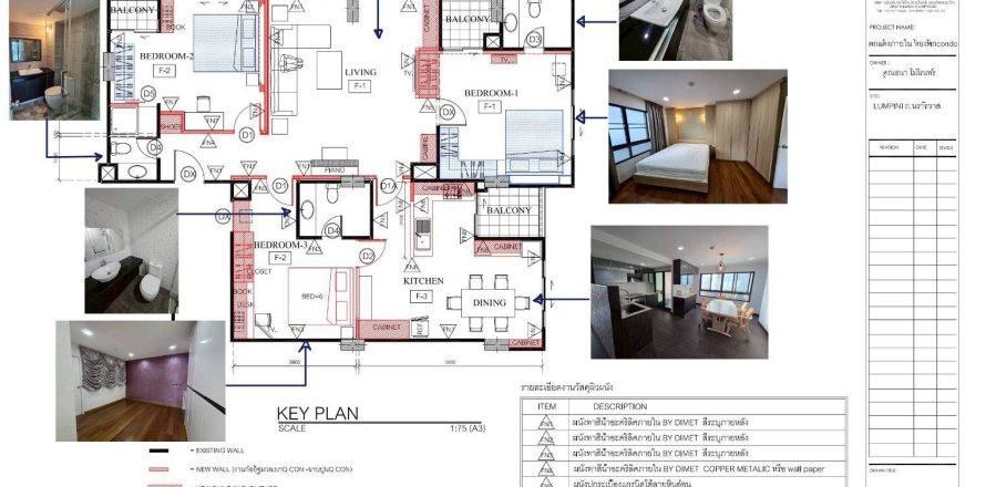 Пентхаус в Ян Наве, Бангкок, Таиланд с 3 спальнями  № 155870