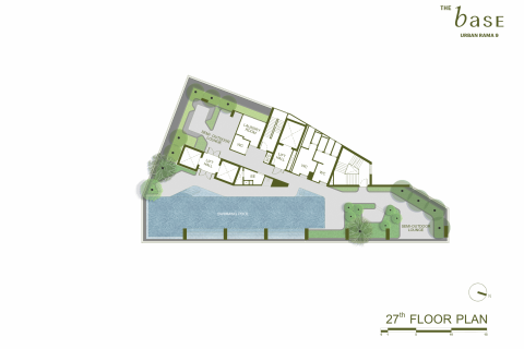 Кондоминиум с 1 спальней в Бангкоке, Таиланд № 170114 - фото 21