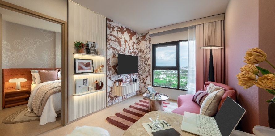 Кондоминиум с 1 спальней в Бангкоке, Таиланд № 170114