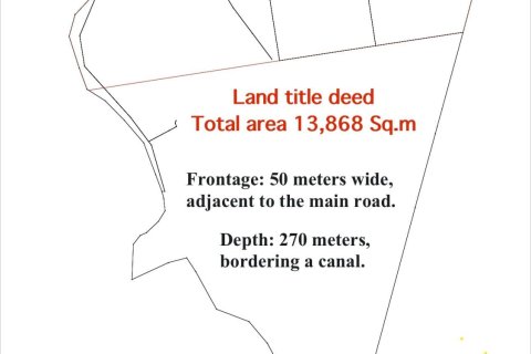 Terrain à Hua Hin, Thaïlande 13868 m2 № 159089 - photo 4