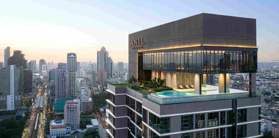 Condo in Thonburi, Bangkok, Thailand, 2 bedrooms  № 183952